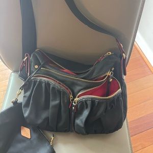 MZ Wallace cross body black bag